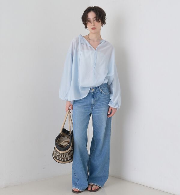 Rouge vif「【一部店舗限定】バルーンスリーブシアーブラウス【予約】」|シャツ・ブラウス|