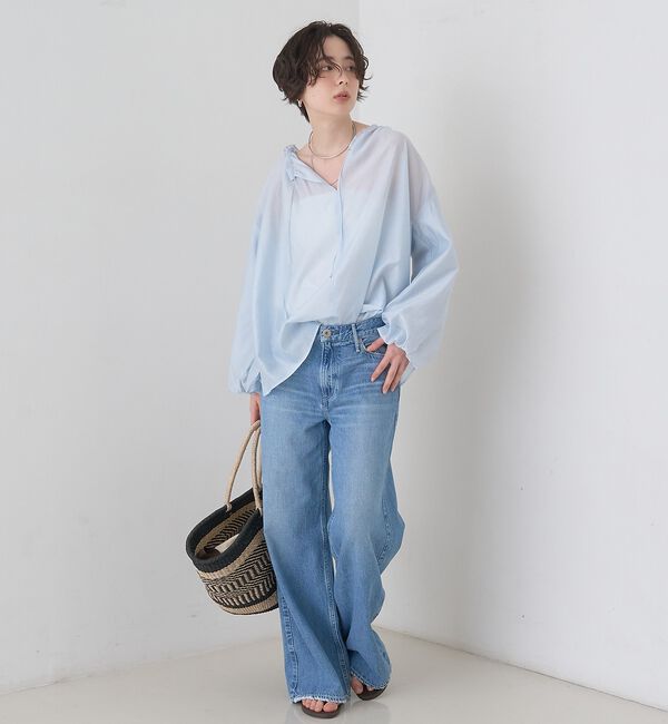 Rouge vif「【一部店舗限定】バルーンスリーブシアーブラウス【予約】」|シャツ・ブラウス|