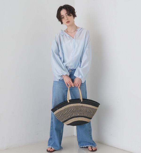 Rouge vif「【一部店舗限定】バルーンスリーブシアーブラウス【予約】」|シャツ・ブラウス|