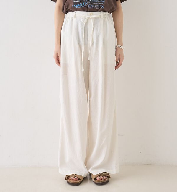 Rouge vif「【セットアップ対応】リネンタックイージーパンツ【予約】」|その他|