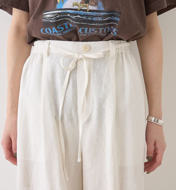 Rouge vif「【セットアップ対応】リネンタックイージーパンツ【予約】」|その他|