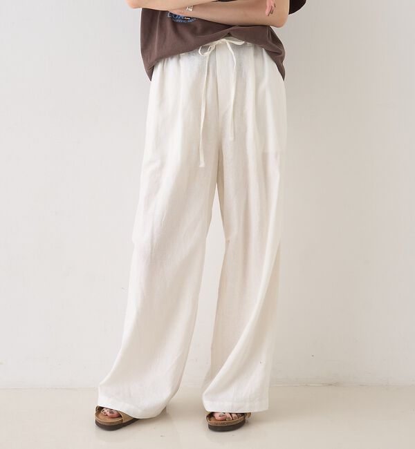 Rouge vif「【セットアップ対応】リネンタックイージーパンツ【予約】」|その他|