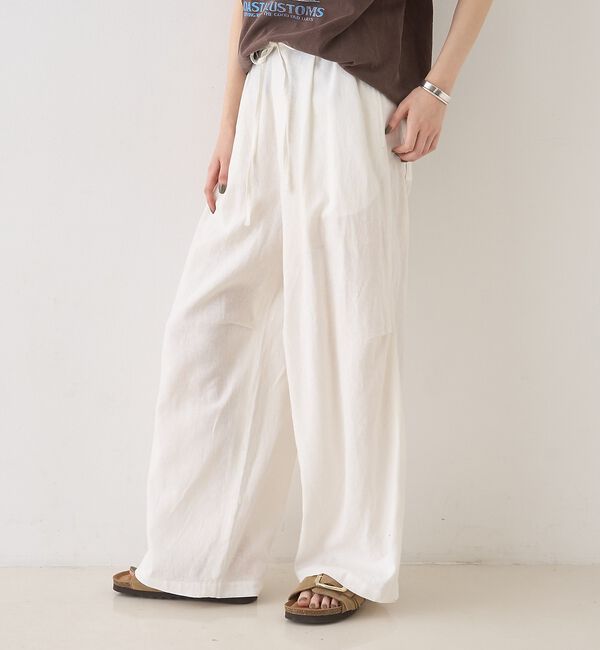 Rouge vif「【セットアップ対応】リネンタックイージーパンツ【予約】」|その他|