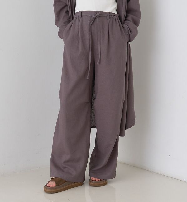 Rouge vif「【セットアップ対応】リネンタックイージーパンツ【予約】」|その他|