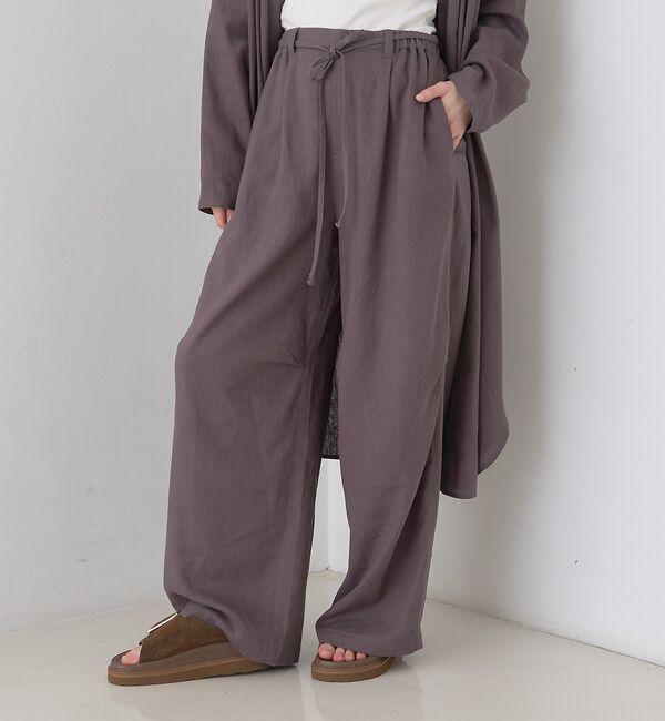 Rouge vif「【セットアップ対応】リネンタックイージーパンツ【予約】」|その他|