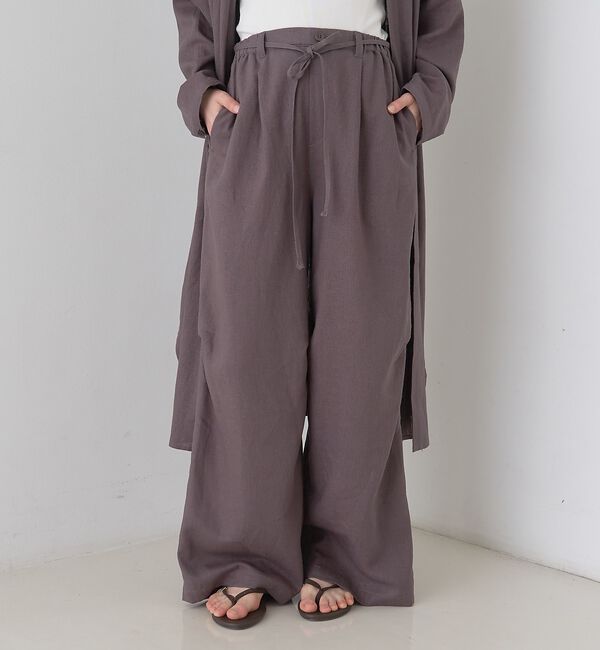 Rouge vif「【セットアップ対応】リネンタックイージーパンツ【予約】」|その他|