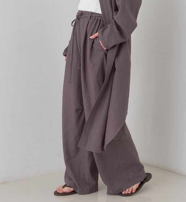 Rouge vif「【セットアップ対応】リネンタックイージーパンツ【予約】」|その他|