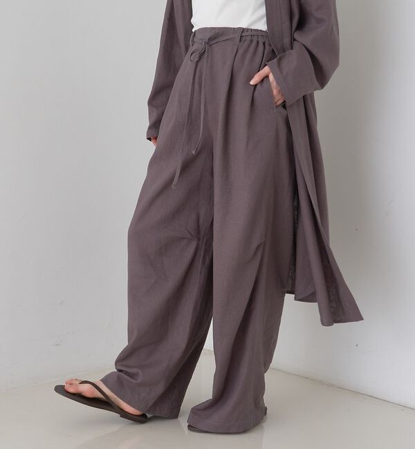Rouge vif「【セットアップ対応】リネンタックイージーパンツ【予約】」|その他|