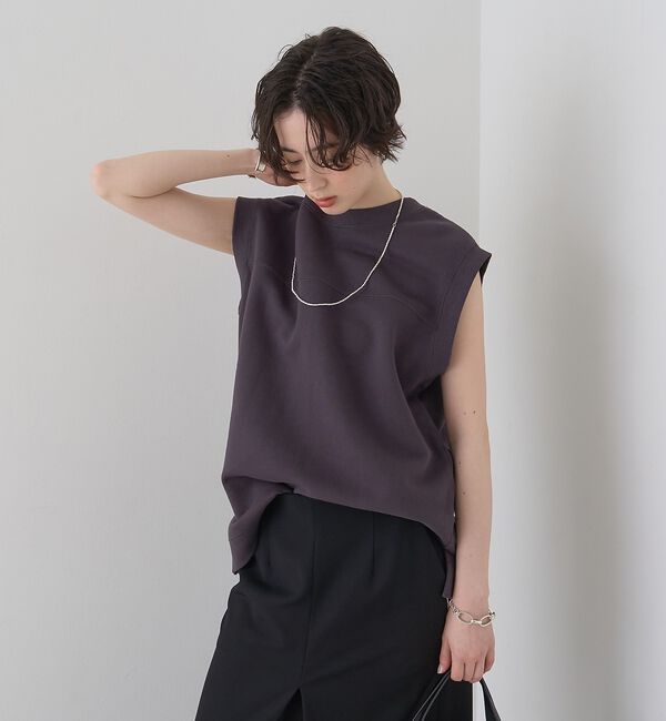 Rouge vif「ヴィンテージライクタンクTシャツ/ノースリーブ【予約】」|Tシャツ・カットソー|