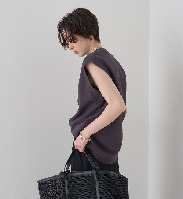 Rouge vif「ヴィンテージライクタンクTシャツ/ノースリーブ【予約】」|Tシャツ・カットソー|