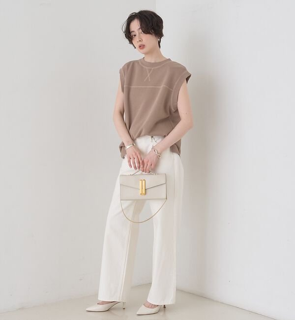 Rouge vif「ヴィンテージライクタンクTシャツ/ノースリーブ【予約】」|Tシャツ・カットソー|