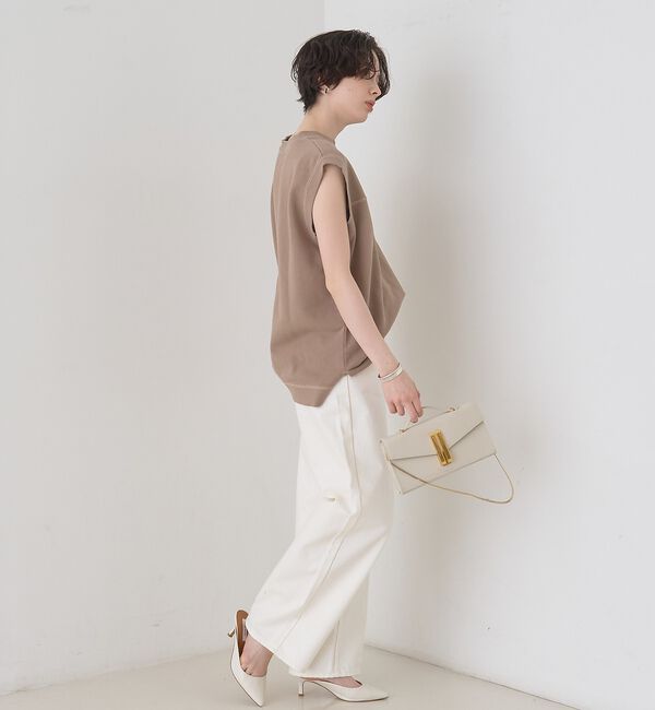 Rouge vif「ヴィンテージライクタンクTシャツ/ノースリーブ【予約】」|Tシャツ・カットソー|