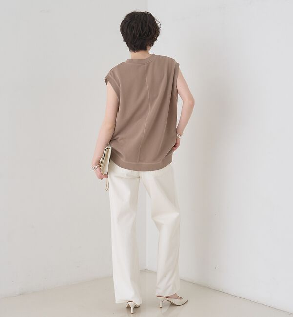 Rouge vif「ヴィンテージライクタンクTシャツ/ノースリーブ【予約】」|Tシャツ・カットソー|