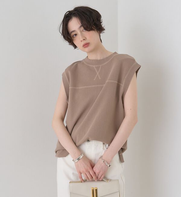 Rouge vif「ヴィンテージライクタンクTシャツ/ノースリーブ【予約】」|Tシャツ・カットソー|