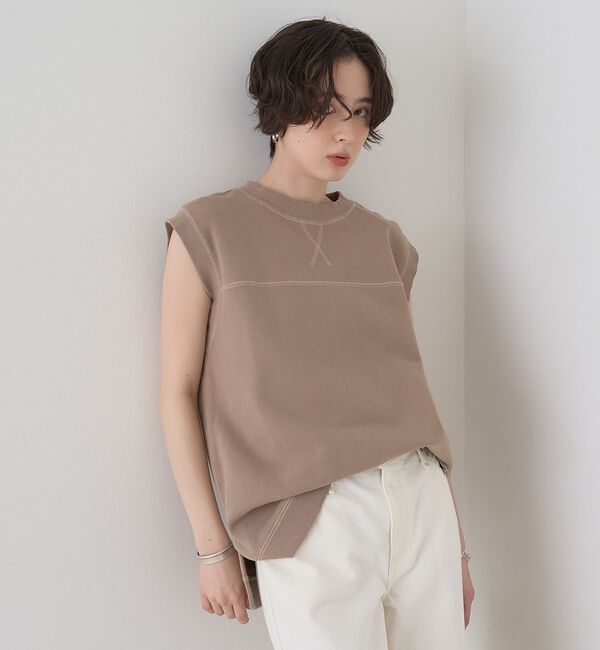 Rouge vif「ヴィンテージライクタンクTシャツ/ノースリーブ【予約】」|Tシャツ・カットソー|