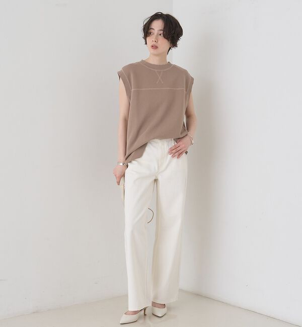 Rouge vif「ヴィンテージライクタンクTシャツ/ノースリーブ【予約】」|Tシャツ・カットソー|