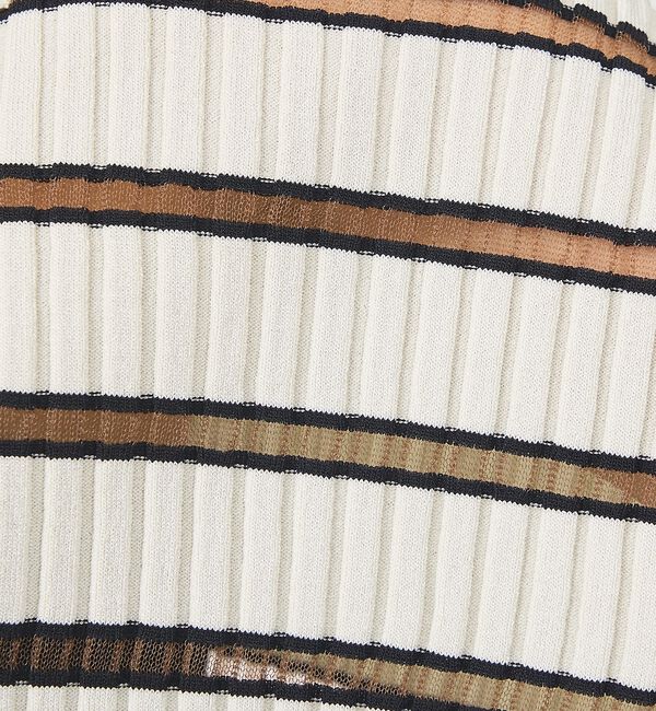 Rouge vif「リブドルマンス襟付きニットカーディガン/プルオーバー【予約】」|ニット・セーター|