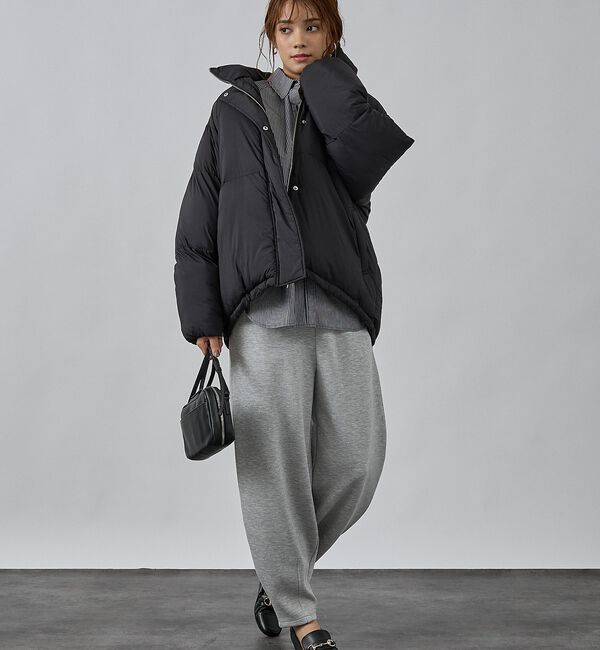 abahouse mavie「【non-no掲載】中綿オーバースタンドブルゾン」|ブルゾン・スタジャン|