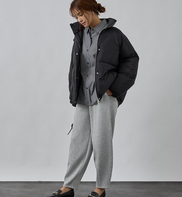 abahouse mavie「【non-no掲載】中綿オーバースタンドブルゾン」|ブルゾン・スタジャン|