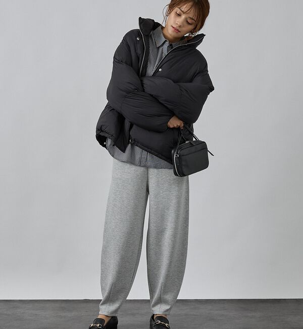 abahouse mavie「【non-no掲載】中綿オーバースタンドブルゾン」|ブルゾン・スタジャン|