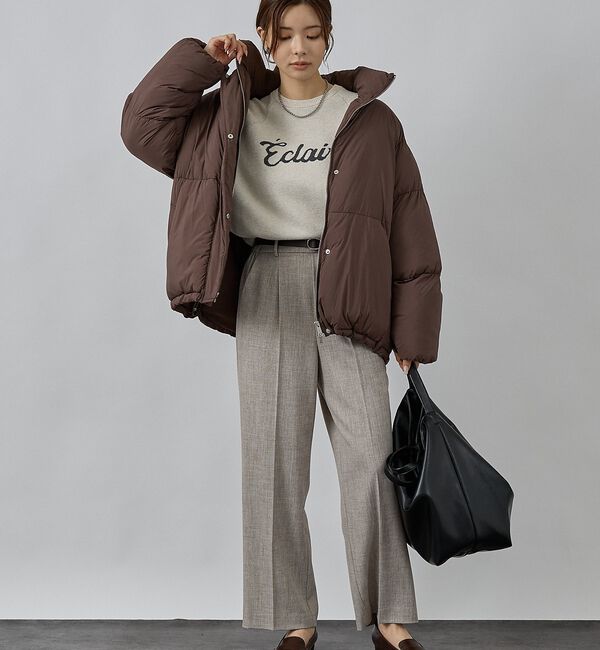 abahouse mavie「【non-no掲載】中綿オーバースタンドブルゾン」|ブルゾン・スタジャン|