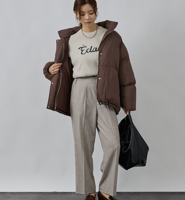 abahouse mavie「【non-no掲載】中綿オーバースタンドブルゾン」|ブルゾン・スタジャン|