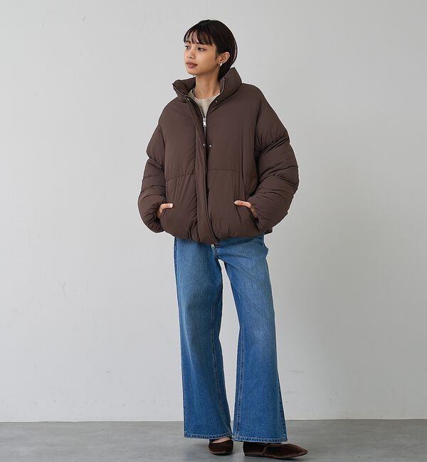 abahouse mavie「【non-no掲載】中綿オーバースタンドブルゾン」|ブルゾン・スタジャン|