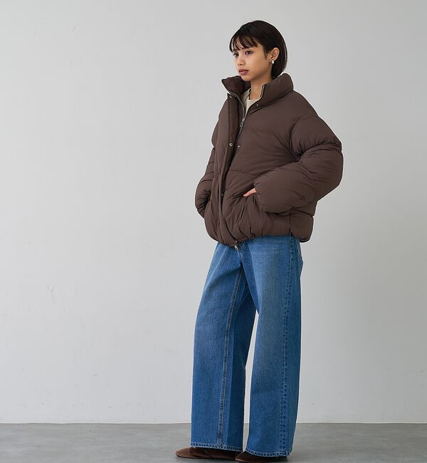 abahouse mavie「【non-no掲載】中綿オーバースタンドブルゾン」|ブルゾン・スタジャン|