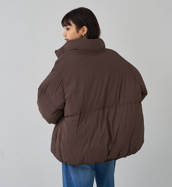 abahouse mavie「【non-no掲載】中綿オーバースタンドブルゾン」|ブルゾン・スタジャン|