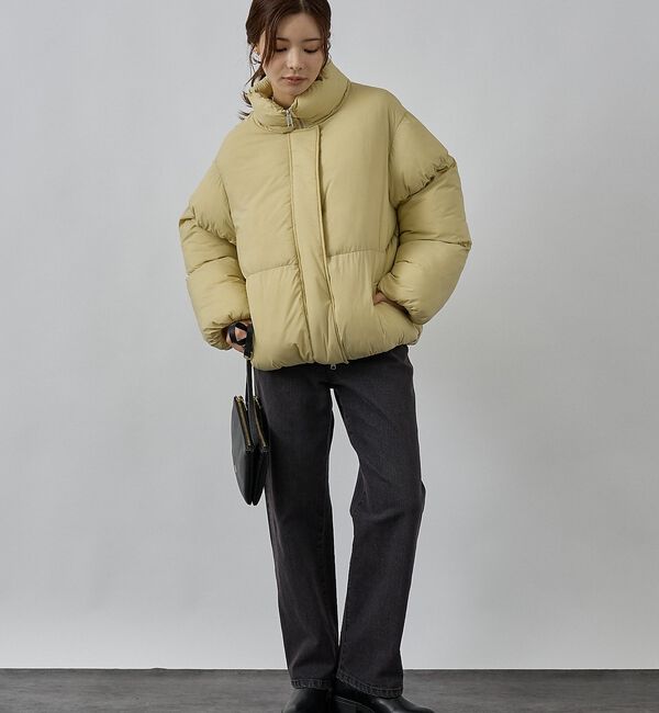 abahouse mavie「【non-no掲載】中綿オーバースタンドブルゾン」|ブルゾン・スタジャン|