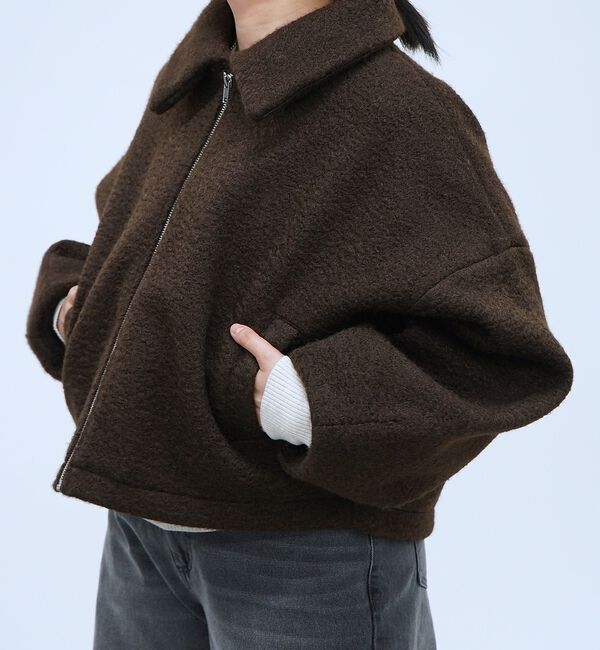 abahouse mavie「ブークレーショートブルゾン」|ブルゾン・スタジャン|