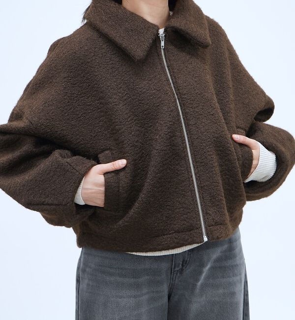 abahouse mavie「ブークレーショートブルゾン」|ブルゾン・スタジャン|