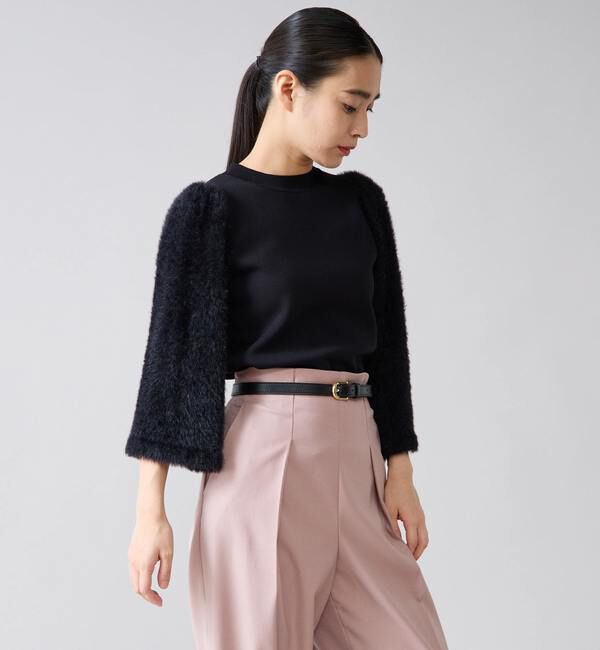 TIARA「フェザースリーブニット」|ニット・セーター|