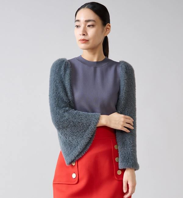 TIARA「フェザースリーブニット」|ニット・セーター|