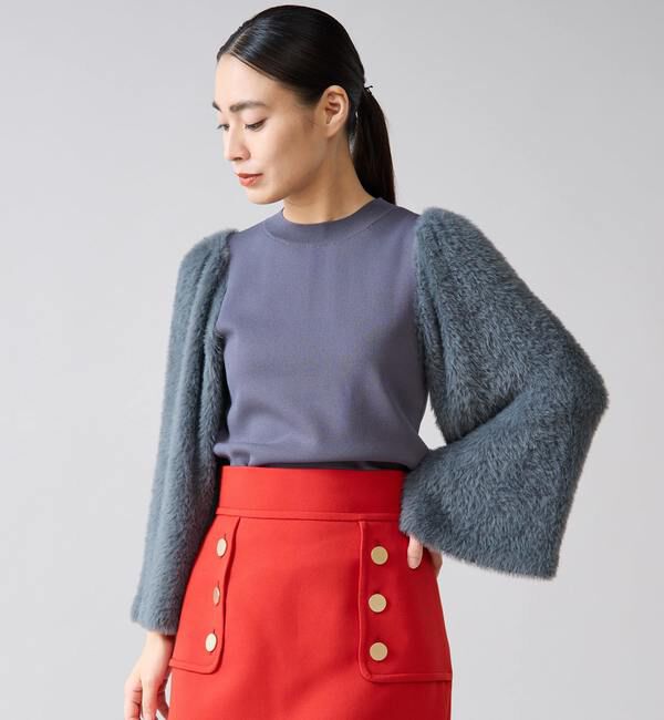 TIARA「フェザースリーブニット」|ニット・セーター|