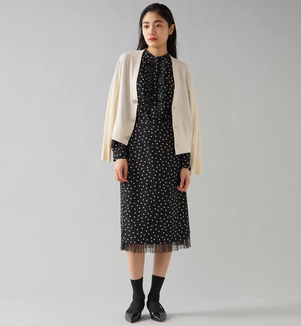 TIARA「ビジューボタンカーディガン」|ニット・セーター|