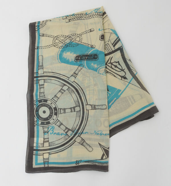 TIARA「【manipuri/マニプリ】インドストール」|バンダナ・スカーフ|ブルー