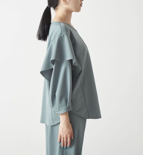 Liesse「ケープスリーブブラウス（セットアップ対応可）」|シャツ・ブラウス|