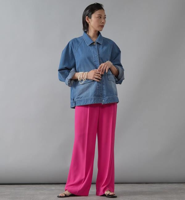 Liesse「ドルマンデニムブルゾン」|ブルゾン・スタジャン|