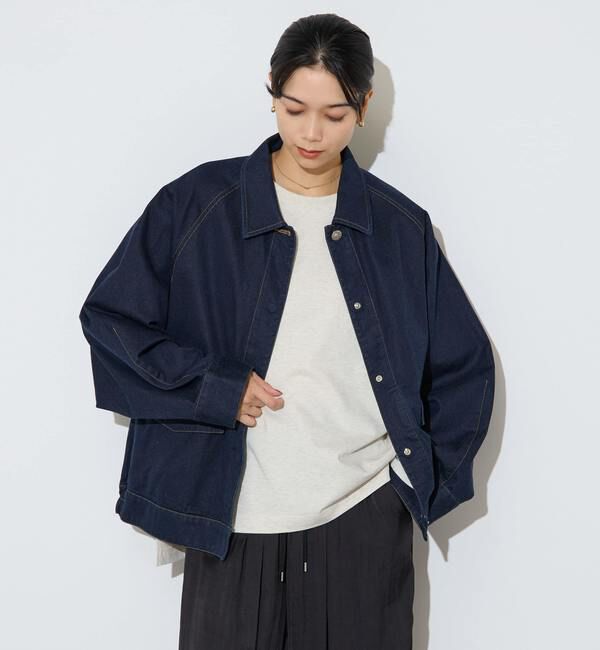 Liesse「ドルマンデニムブルゾン」|ブルゾン・スタジャン|