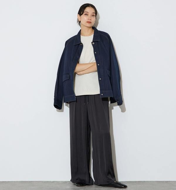 Liesse「ドルマンデニムブルゾン」|ブルゾン・スタジャン|