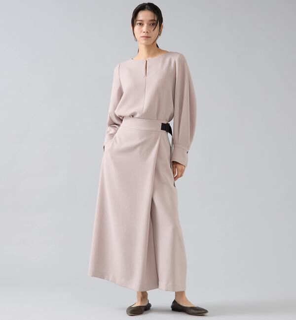 Liesse「ラップ風ナロースカート」|スカート|