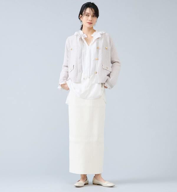 Liesse「フリルネックブラウス」|シャツ・ブラウス|