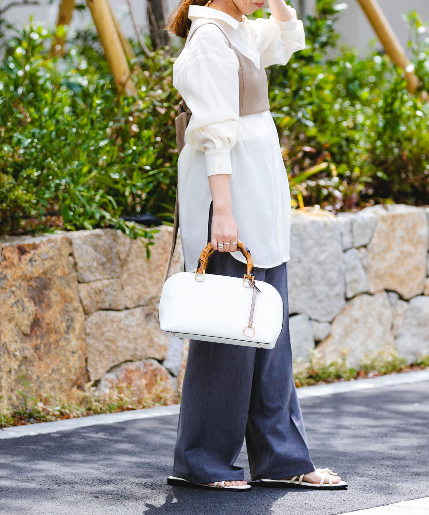 RODE SKO「『MADE IN JAPAN』ダブルリボンフラットサンダル」|サンダル|