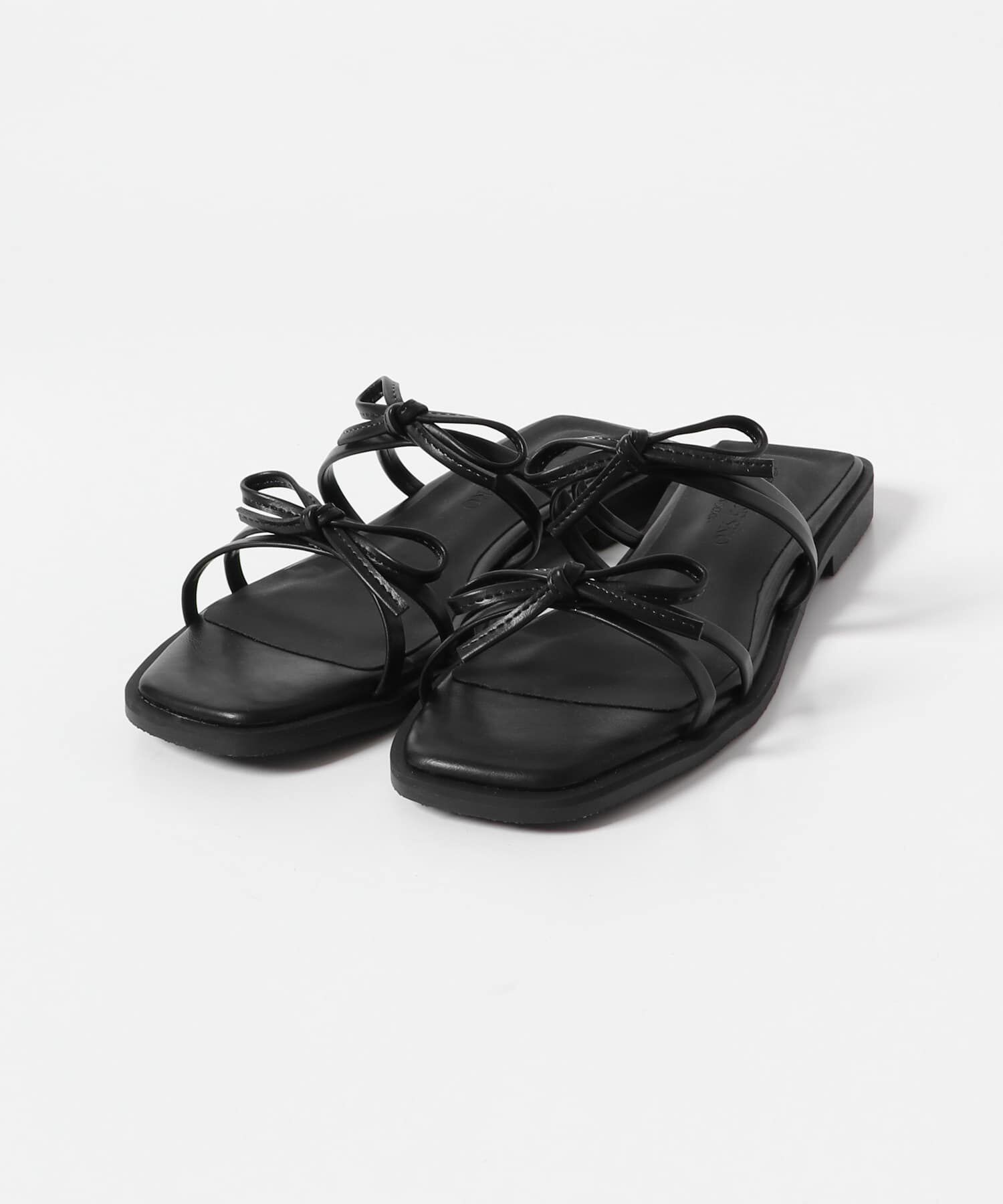 RODE SKO「『MADE IN JAPAN』ダブルリボンフラットサンダル」|サンダル|