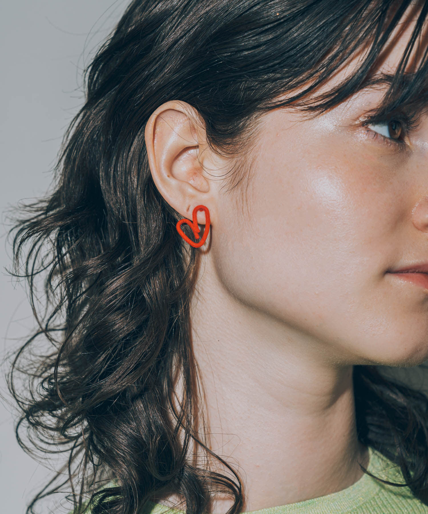 SMELLY「フロッキーハートモチーフピアス」|ピアス|