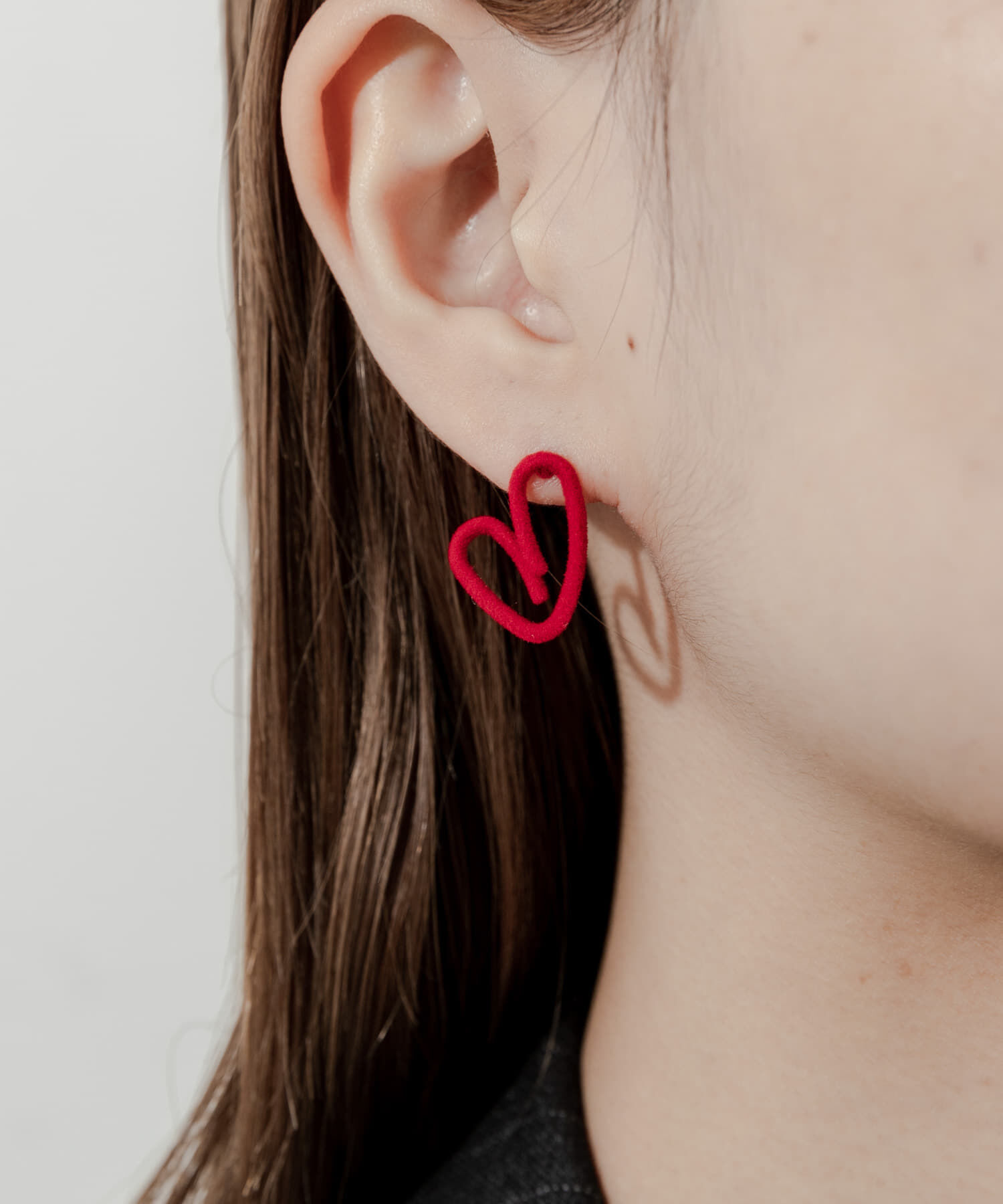 SMELLY「フロッキーハートモチーフピアス」|ピアス|