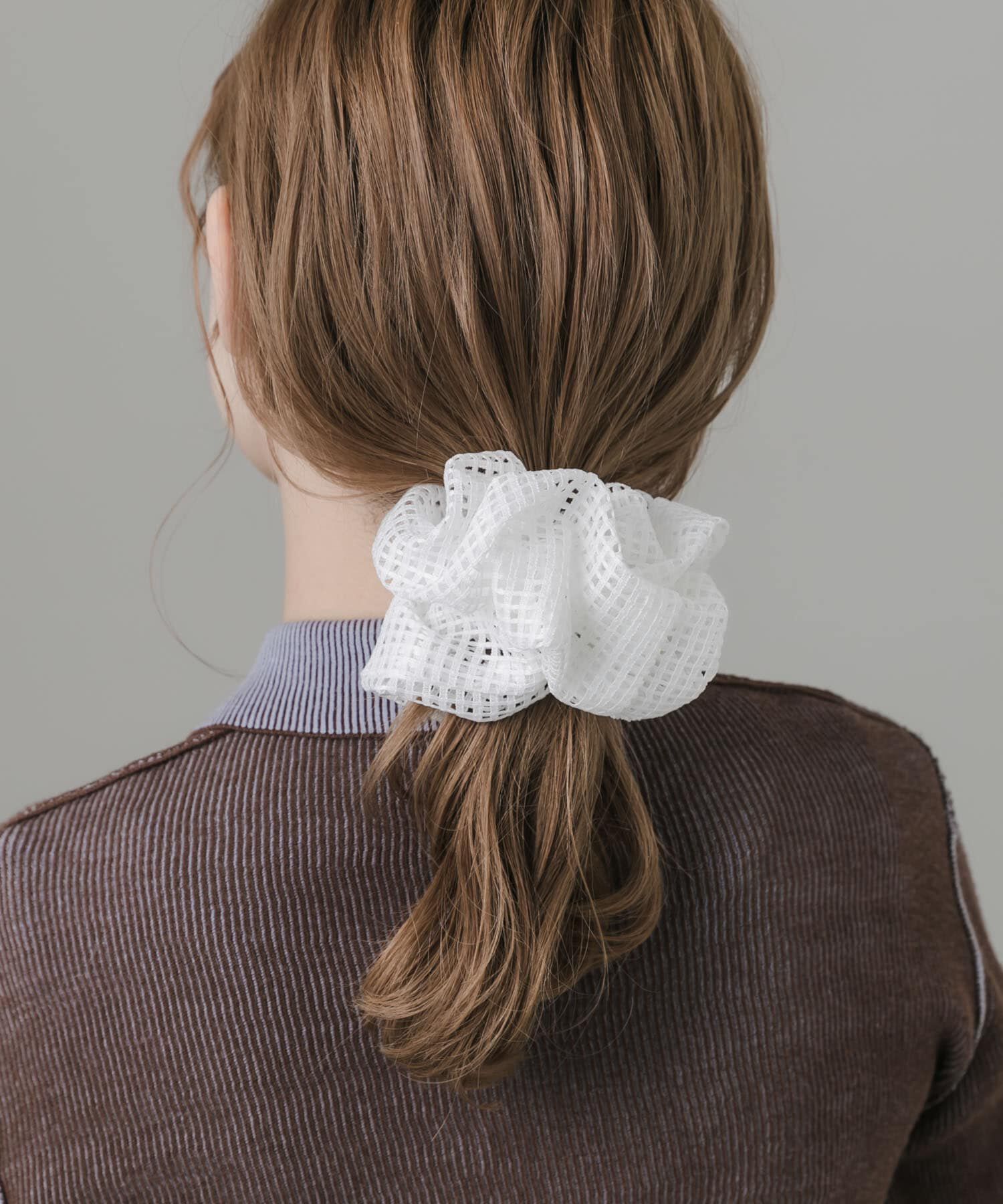 SMELLY「メッシュボリュームシュシュ」|ヘアゴム・シュシュ|