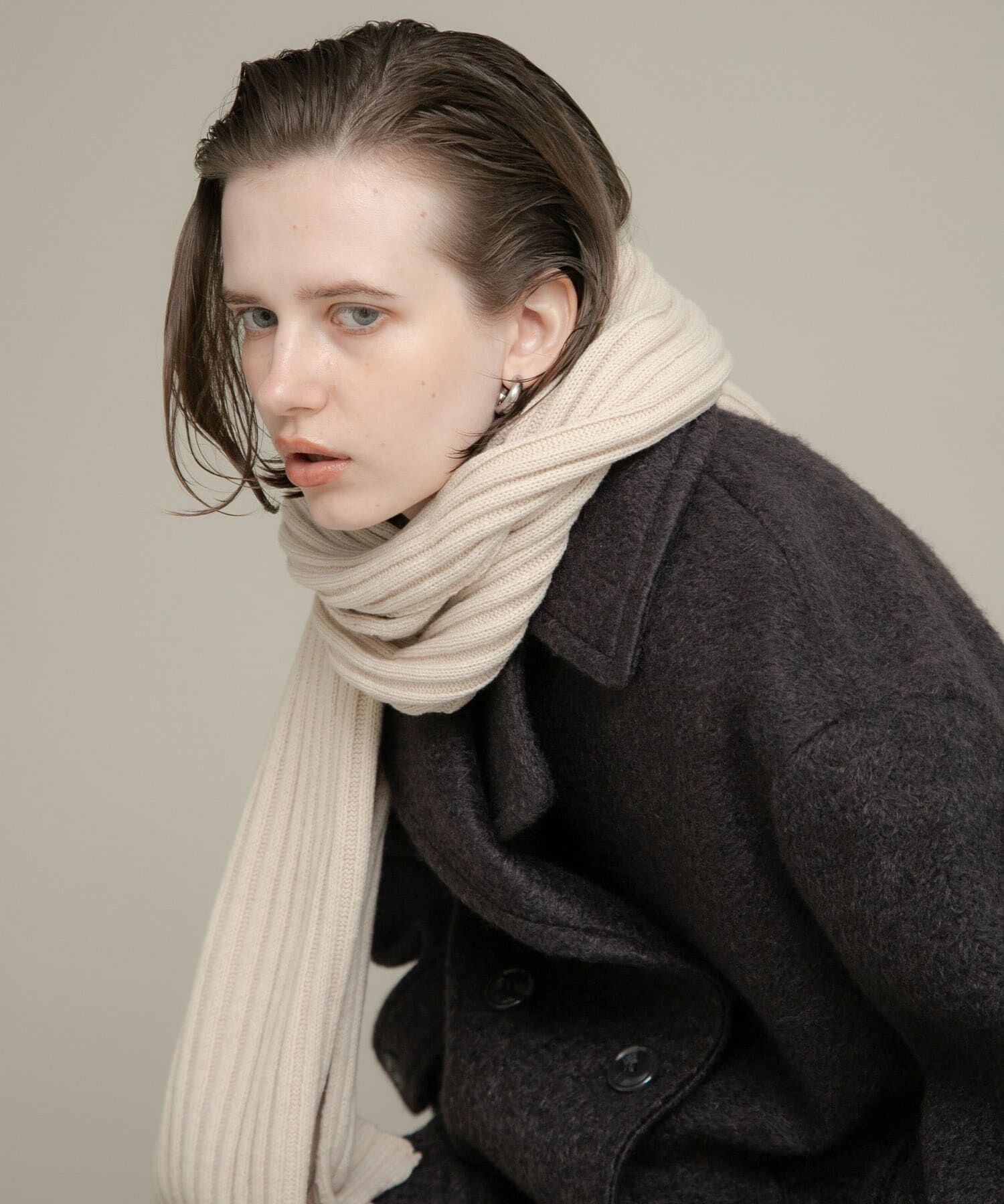 Sonny Label 「リブニットマフラー」|マフラー|