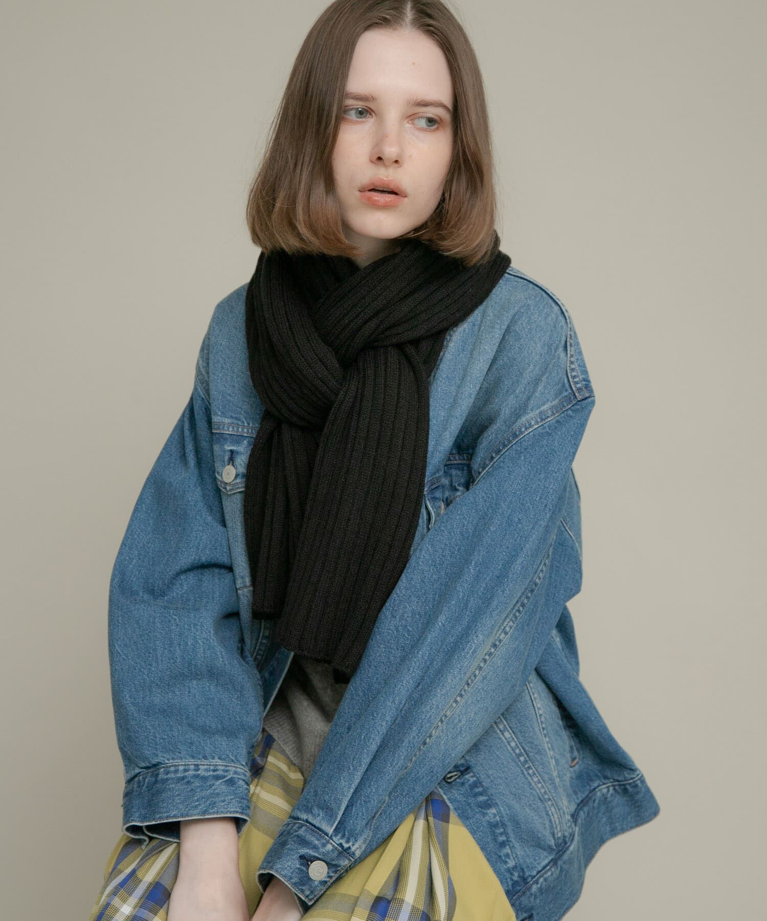 Sonny Label 「リブニットマフラー」|マフラー|